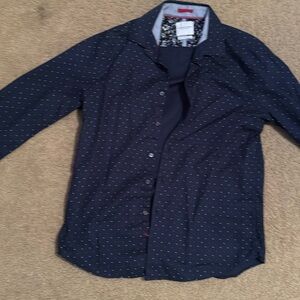 Dark Blue dress shirt from Denim/Flower